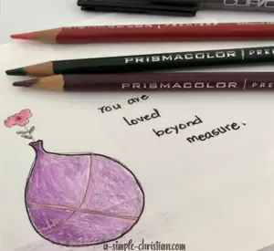 We love decorating holy communion sleeves with a bible verse or two and include an image to bless church members on Sunday.