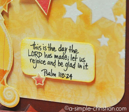 Christian birthday cards with Psalm 118:24 this is the day