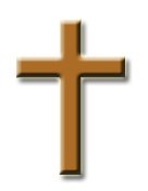 A simple Christian cross - a symbol of Christianity.