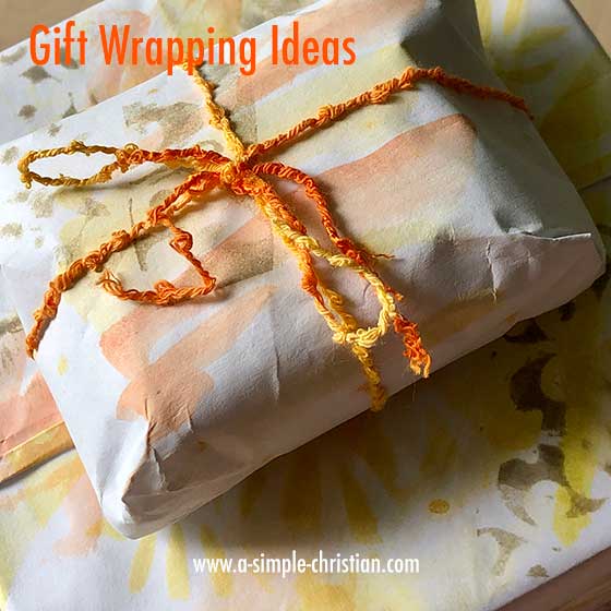 Gift wrapping ideas